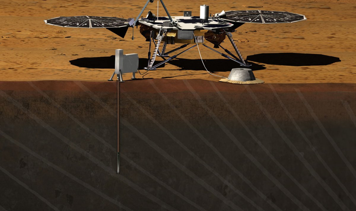 Kunstniku nägemus InSight Marsimaandurist