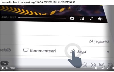 Koroonavideot jagatakse väga sensatsiooniliste hüüatustega, kuigi videos midagi eriti sensatsioonilist ei olegi.