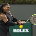 VIDEO | WTA turniiridelt enam kui aasta eemal olnud Serena Williams võitles matši eel pisaratega