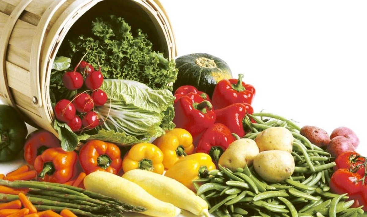 Rohkelt kehale kasulikke kiudaineid  sisaldavad köögiviljad, eriti kaunviljad, kõrvitsalised ja kapsad.