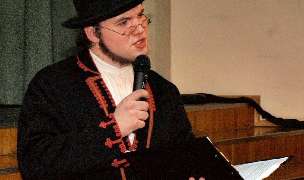 Tanel Sakrits - 2011. aasta kõnevõistluse võitja. (Foto: Jõgeva maavalitsus)