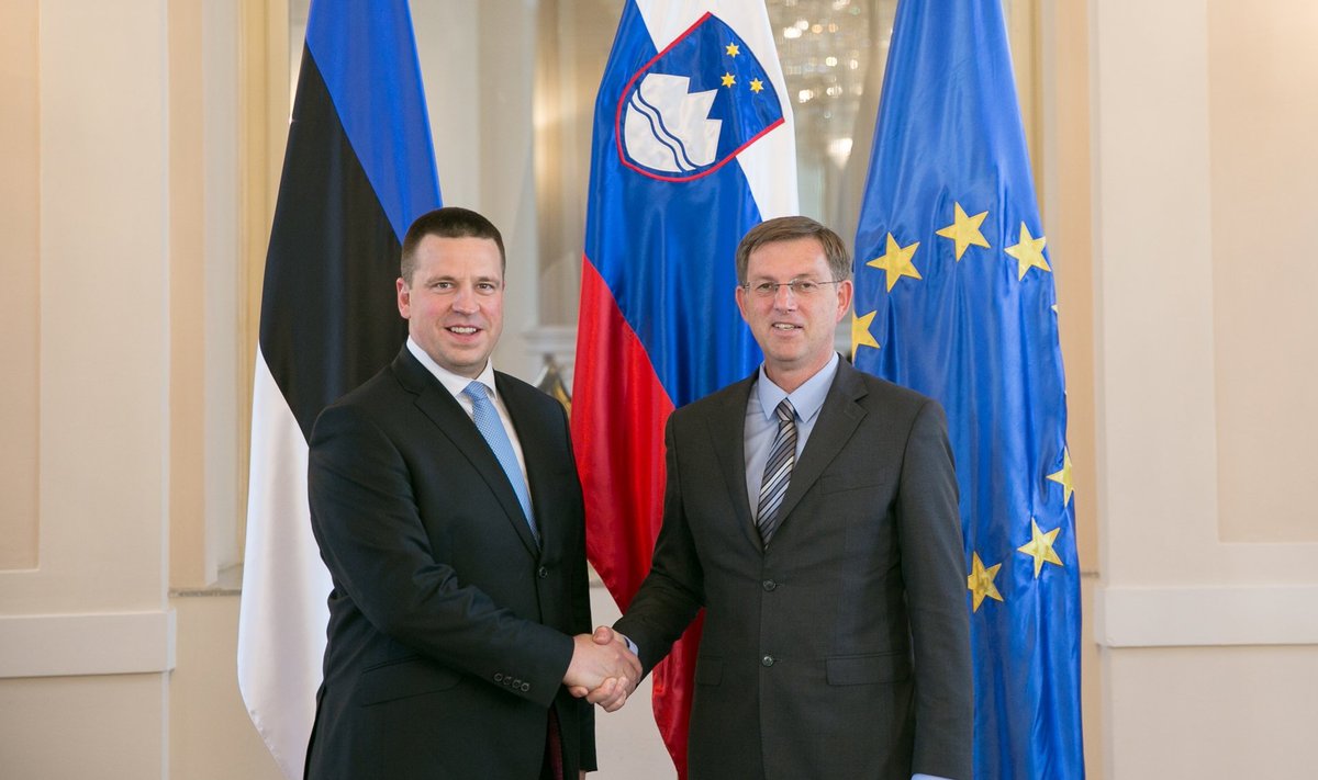Jüri Ratas ja Sloveenia peaminister Cerar