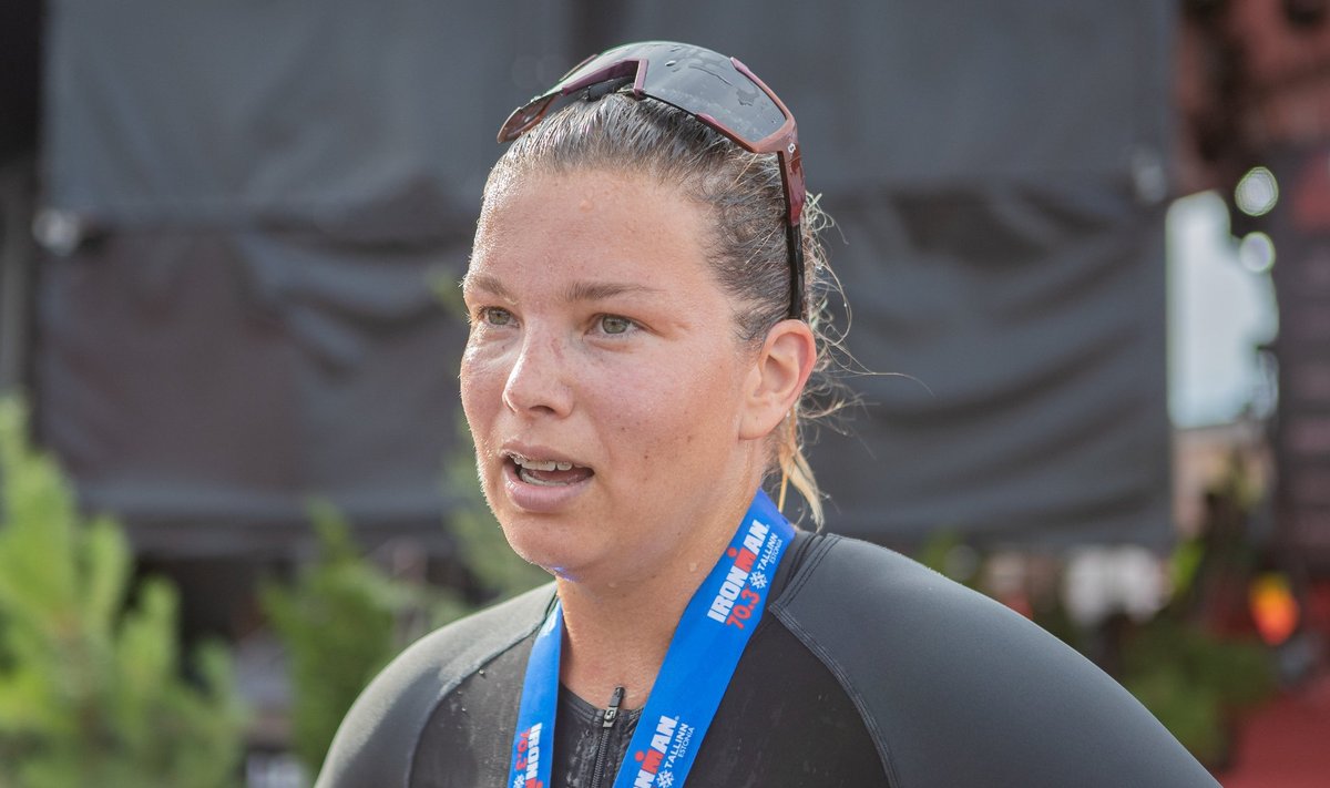 Luisa Rõivas augustis maratoni järel.