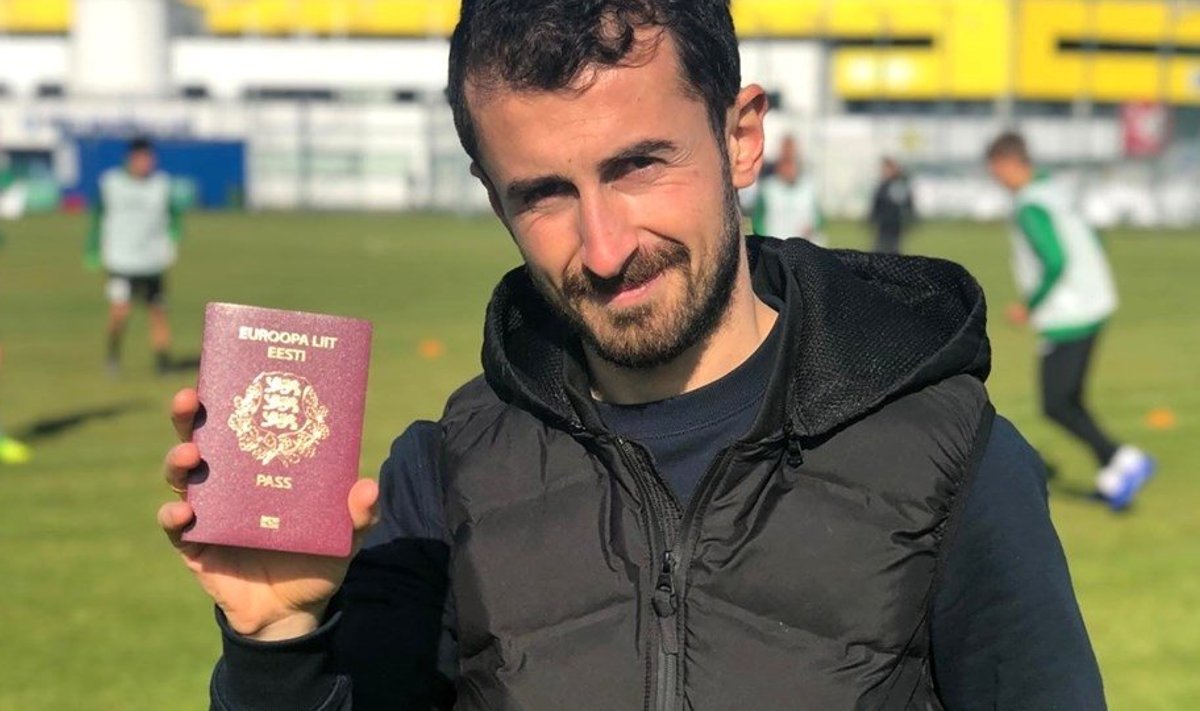 Zakaria Beglarišvili Eesti passiga