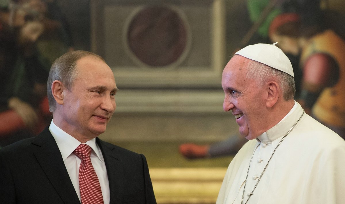 President Vladimir Putin ja paavst Francis