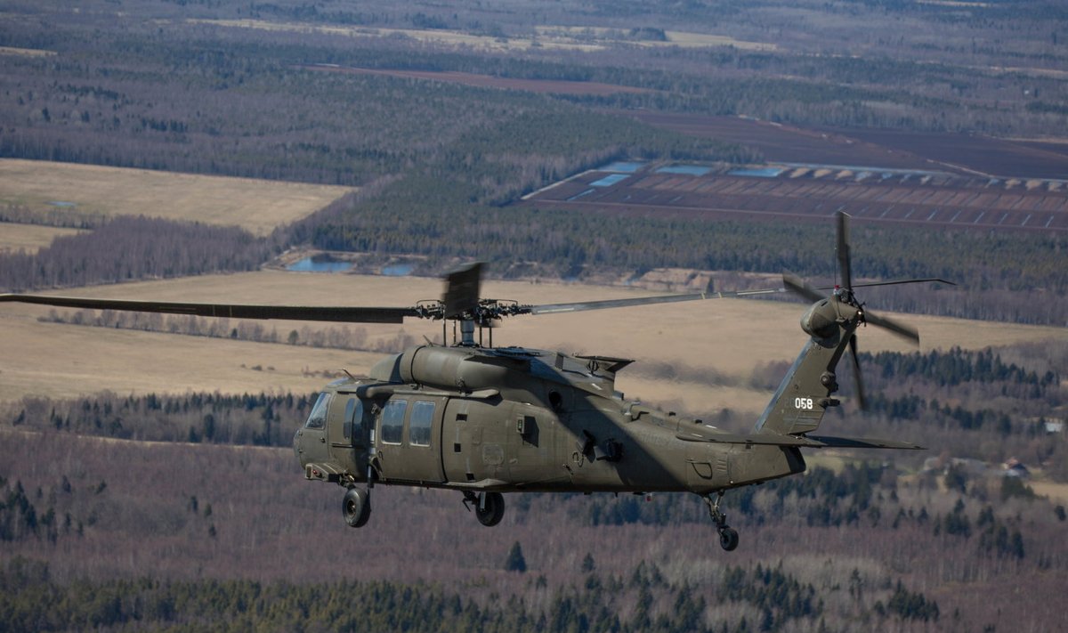 Ameerika Ühendriikide maaväe kopter UH-60 Black Hawk