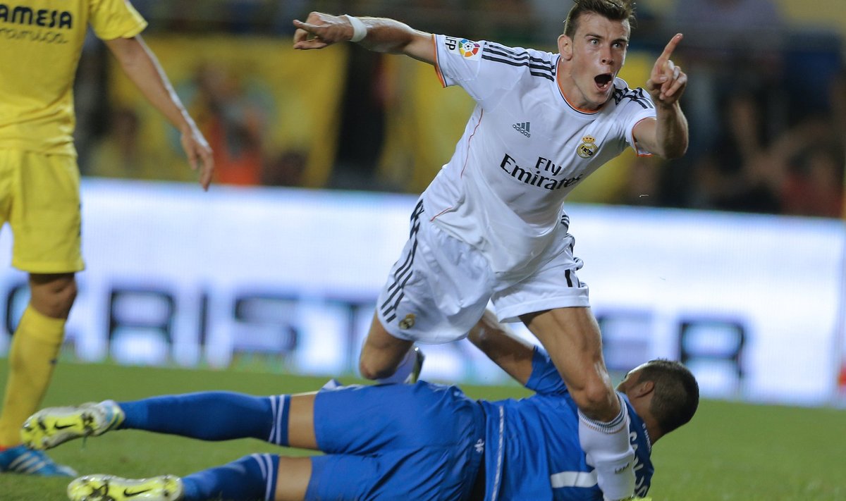Gareth Bale juubeldab avavärava üle Realis