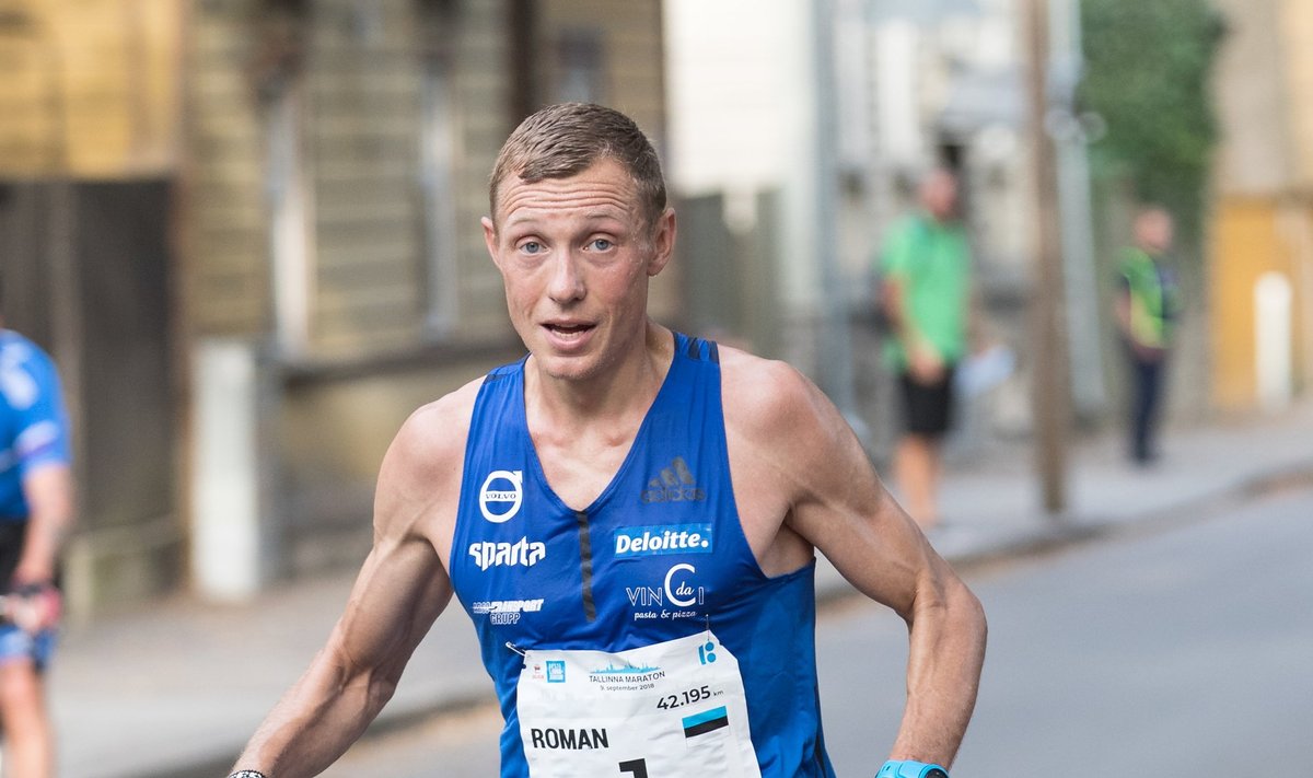 Roman Fosti 2018. aasta Tallinna Maratonil.