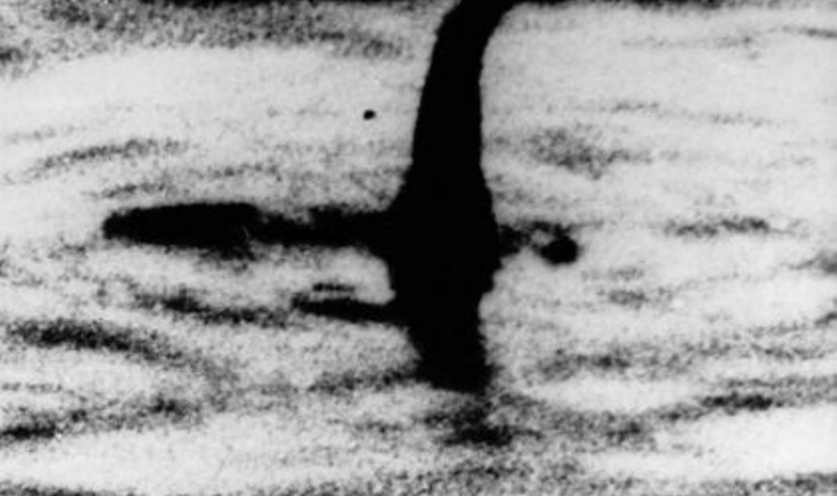 Kuulsaim Loch Nessi koletistest tehtud foto, mille väidetavalt tegi 1934. aasta 19. aprillil kolonel Robert Wilson ja mis tunnistati võltsinguks alles 1994. aastal.