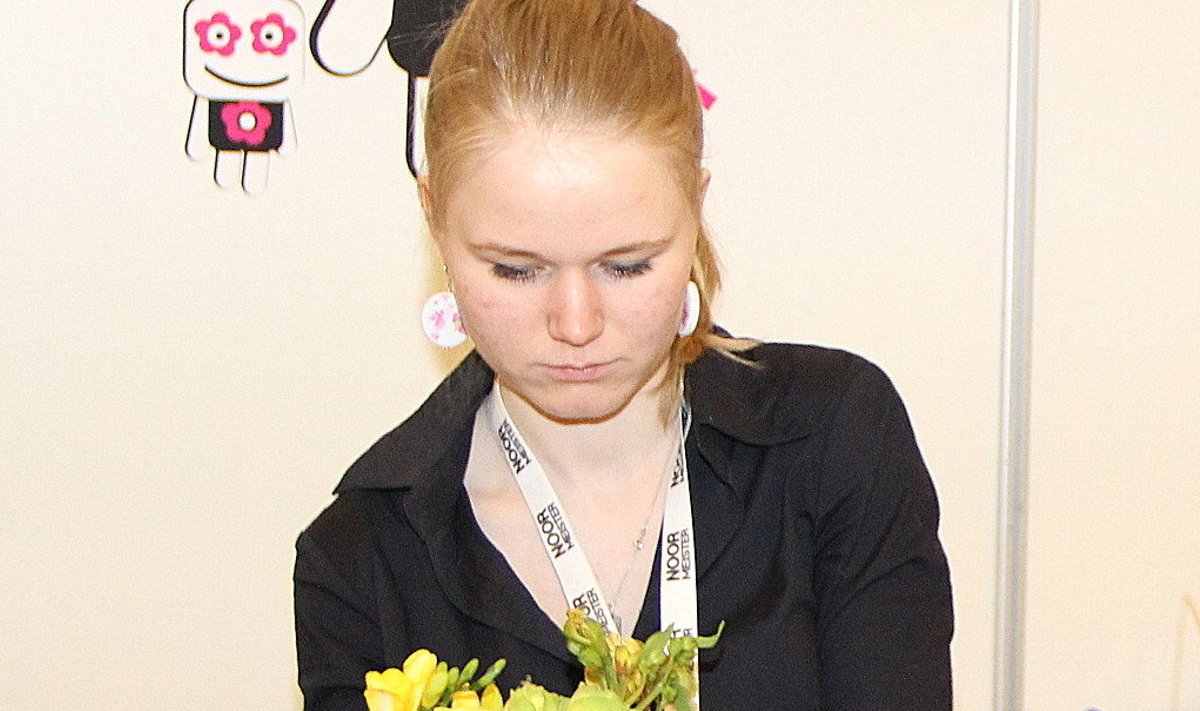 Brigitta eelmise aasta Noore Meistri võistlustel.