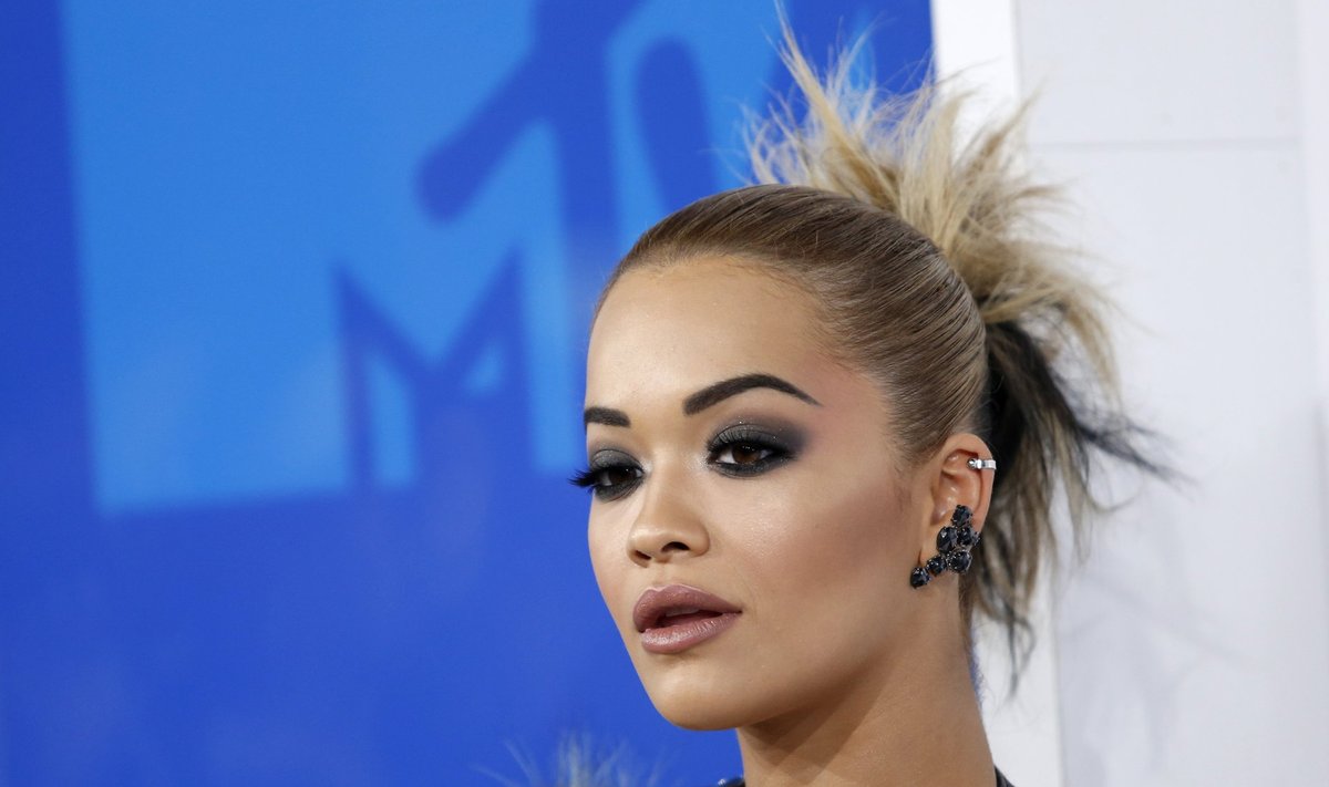 Singer Rita Ora arrives at the 2016 MTV Video Music Awards in New York