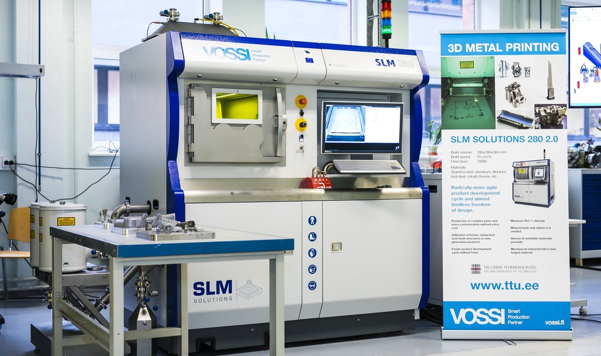 Tehnikaülikooli 3D metalliprintimise süsteem