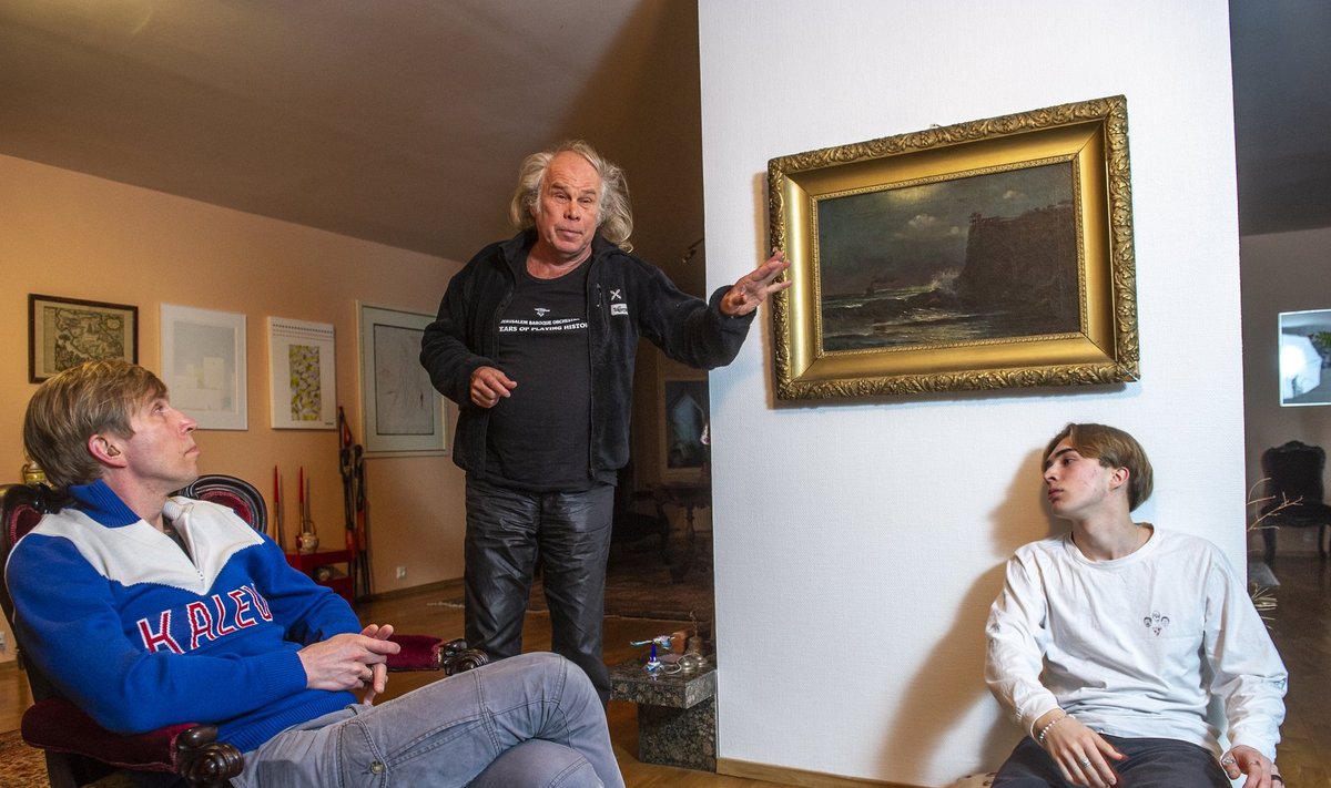 IGAS SUUNAS: Mustonenide suguvõsas tegeletakse nii vanamuusika, nostalgialaulude kui ka kõige moodsama räppmuusikaga. Pildil (vasakult) Mattias, Andres ja Frederik Mustonen.