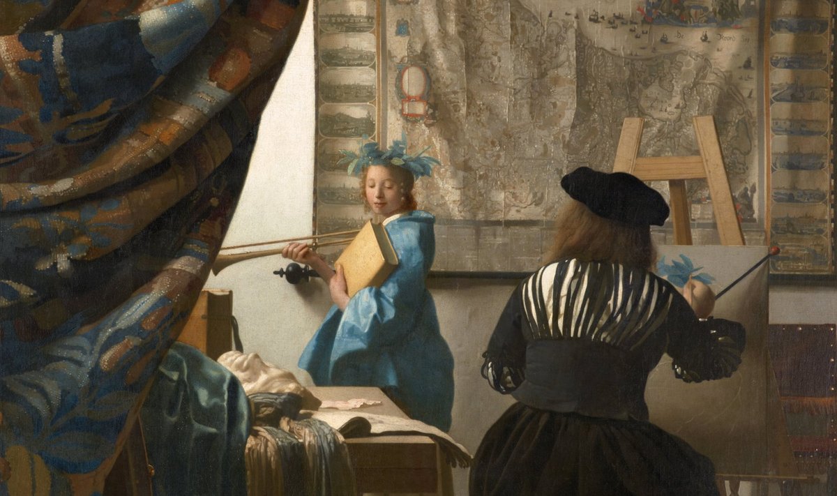 Johannes Vermeer "Kunstnik oma ateljees" (umbes 1665–1670)