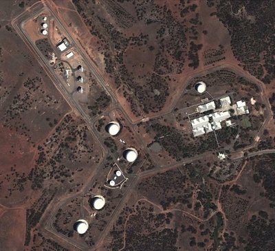 Kojarena signaalluurejaam. Satelliitfoto Google Earthist 2012. a.