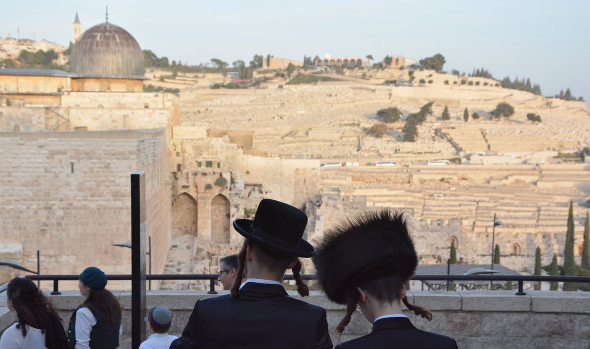 Ortodokssed juudid Jeruusalemmas.