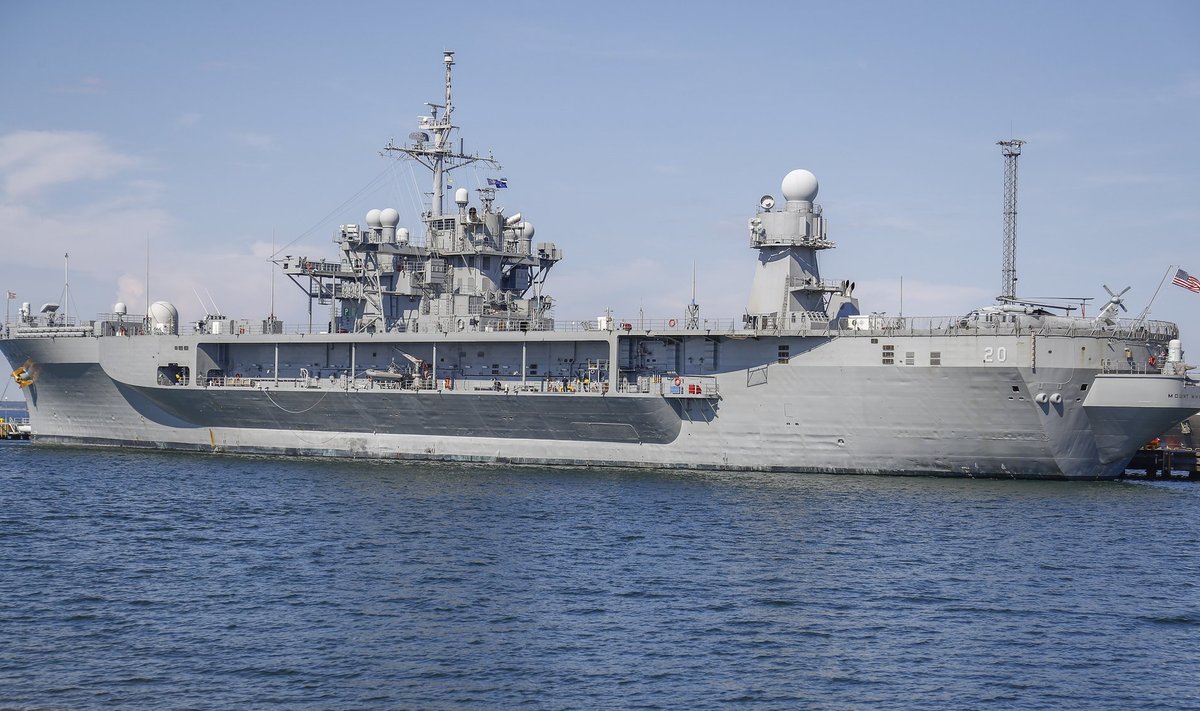 USA sõjalaev Tallinnas