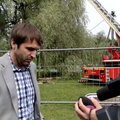 VIDEO: Rainer Vakra andmas kommentaare Paldiski maantee hõberemmelga juures