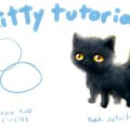 kuidas joonistada kassipoega