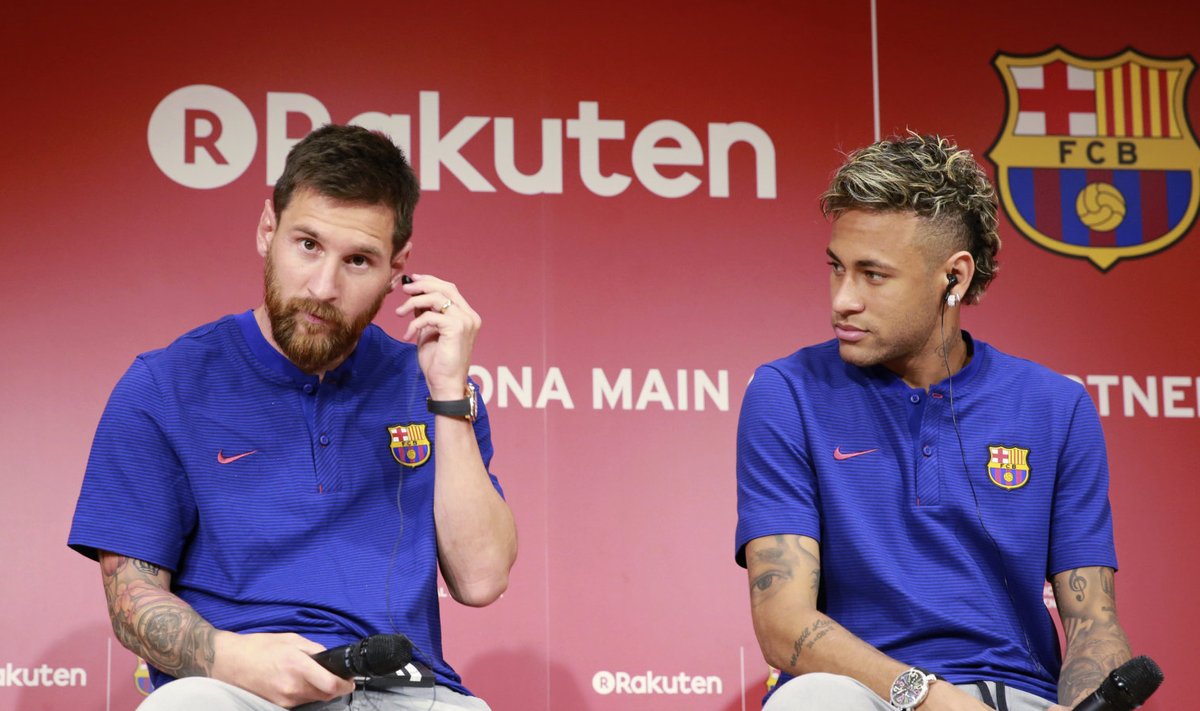 Messi ja Neymar 2017. aastal