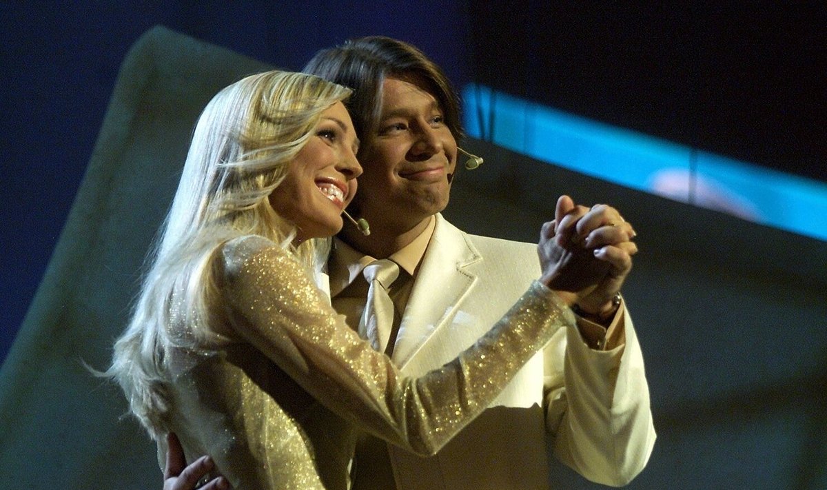 Annely Peebo ja Marko Matvere 2002. aasta Eurovisionil