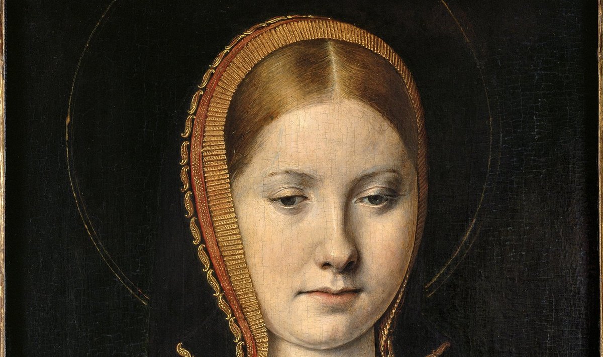 SITTOWI STIIL: Michel Sittow. Mary Rose Tudori (1496-1533), Inglise kuninga Henry VIII õe portree (?). U 1514. Õli, puit. Viini Kunstiajaloomuuseum, Maaligalerii