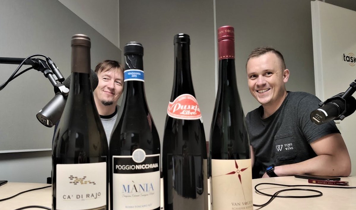 Veinist ja veinist Kalamajas räägivad Plan B veinibaari asutaja Egon Kärema ja Time to Wine’i asutaja Georgi Leinemann.