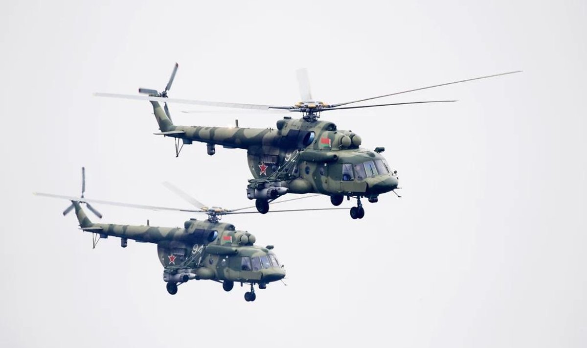 Иллюстративное фото. Белорусские вертолеты, замеченные близ польской границы