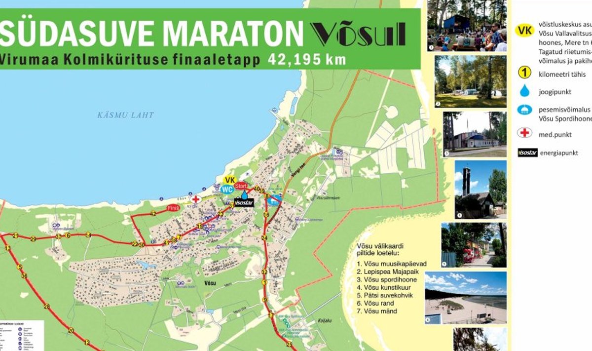 Südasuve Maraton 2014 kaardil