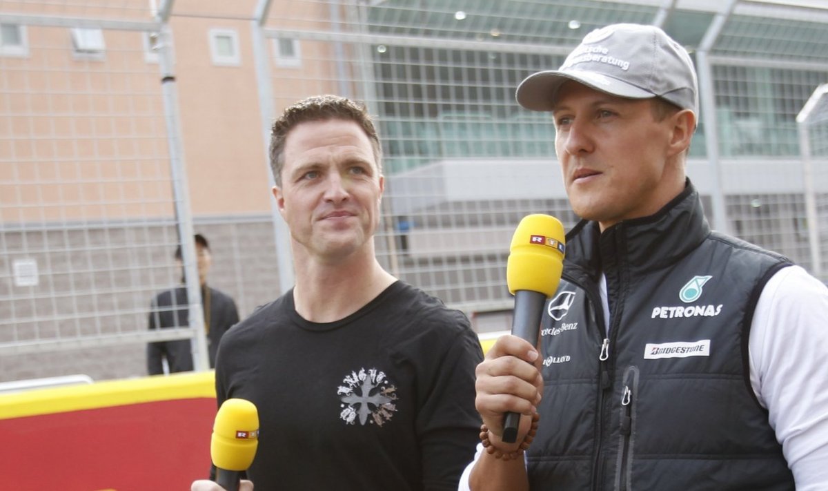 Ralf ja Michael Schumacher