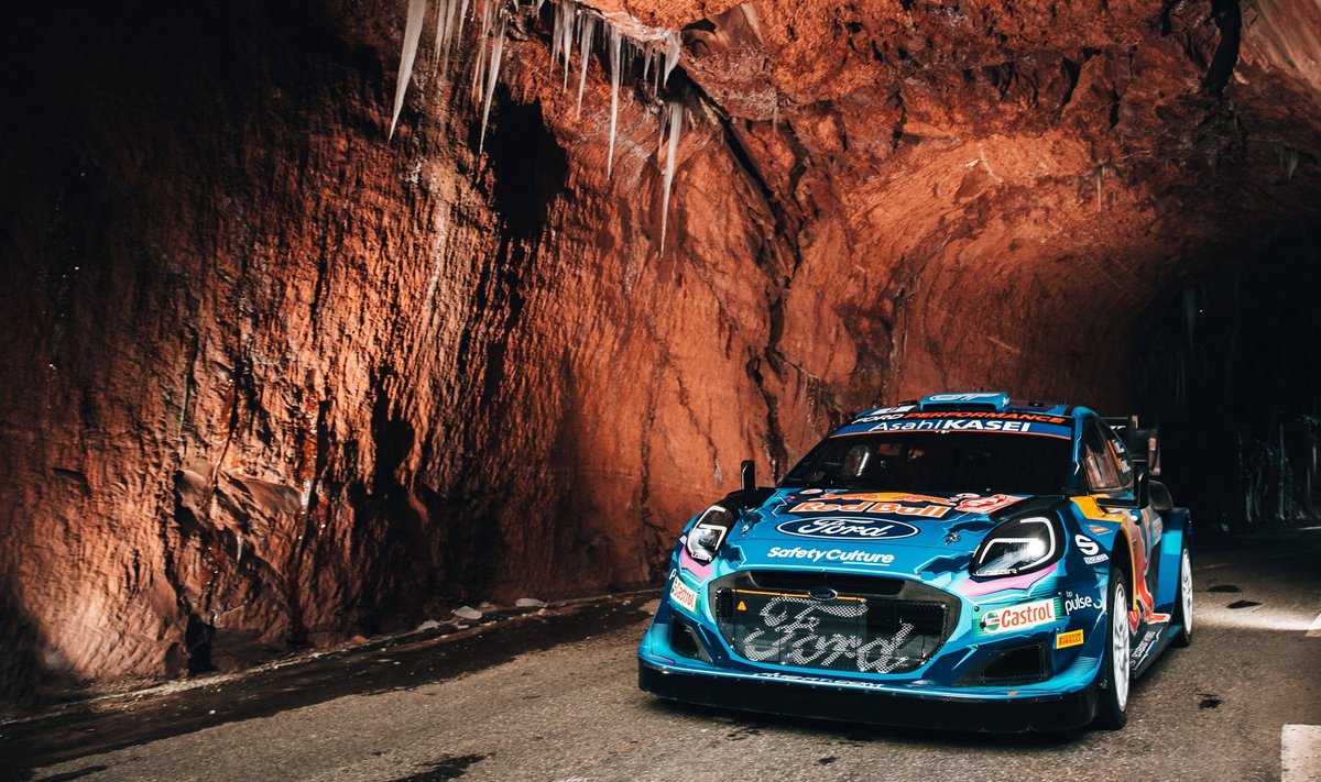 Ott Tänak Monte Carlo asfaldil.