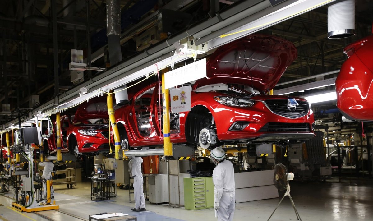 Mazda tehas Nanjingis Hiinas. 