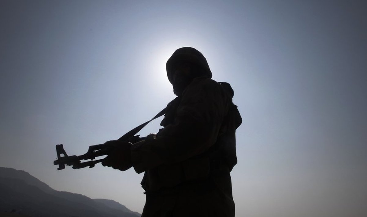 Pakistani sõdur Lõuna-Waziristanis.