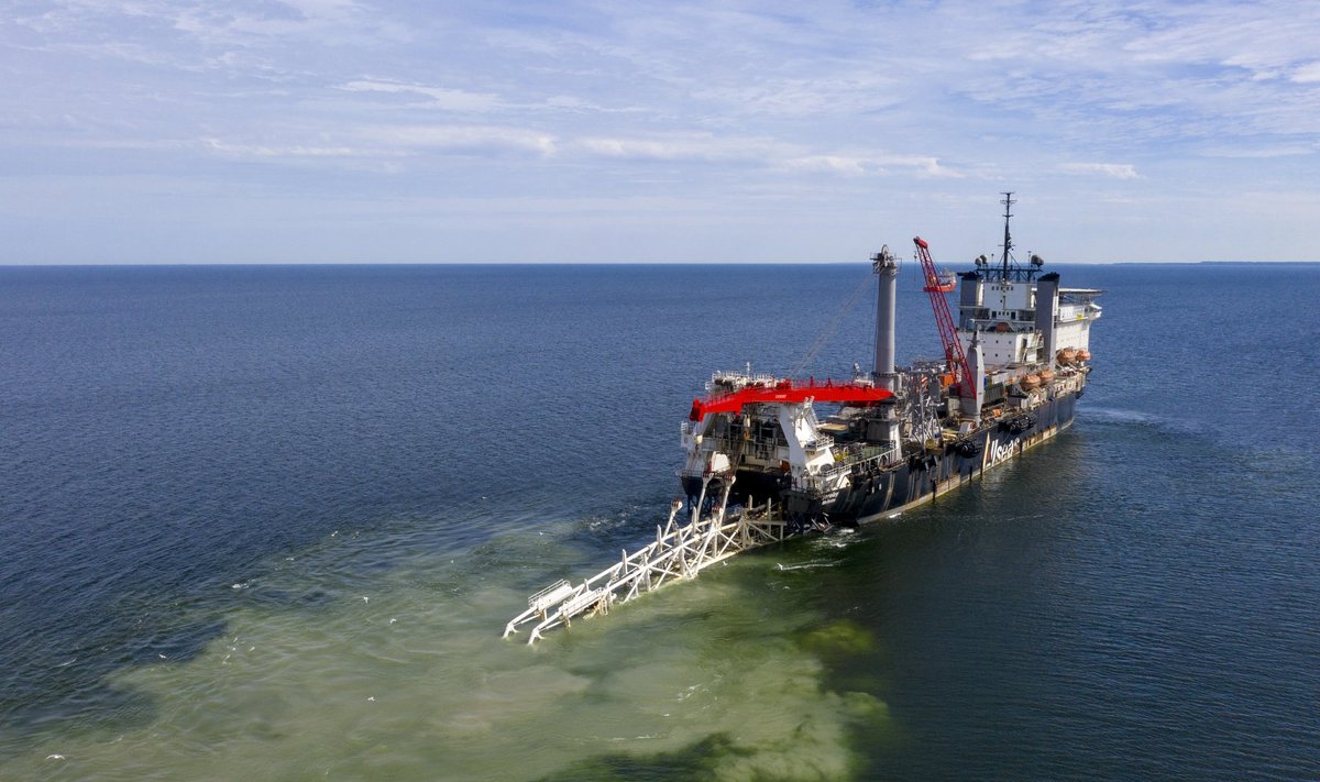 Balticconnectori meretoru paigaldus 2019. aastal. 