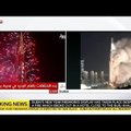 VIDEO: Hoolimata kohe kõrval põlevast suurhoonest löödi Dubais aastavahetusel saluuti