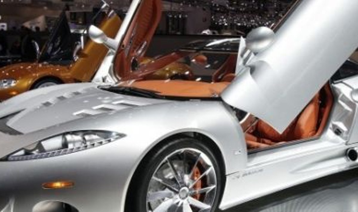 Spyker sobiks Saabi kosilaseks sama hästi kui Koenigsegg. Foto Martial Trezzini, AP