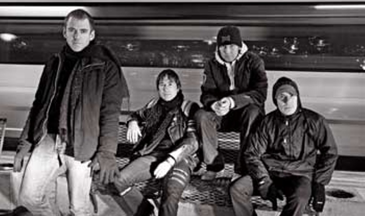 PUNKS IN THE CITY: Psychoterror (vasakult) Lauri “Uims” Leis, Freddy Grenzmann, Sven “Mozg” Kimmel ja Sven Liba. Vallo Kruuser