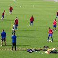 FOTOD: Baseli treening Lilleküla staadionil