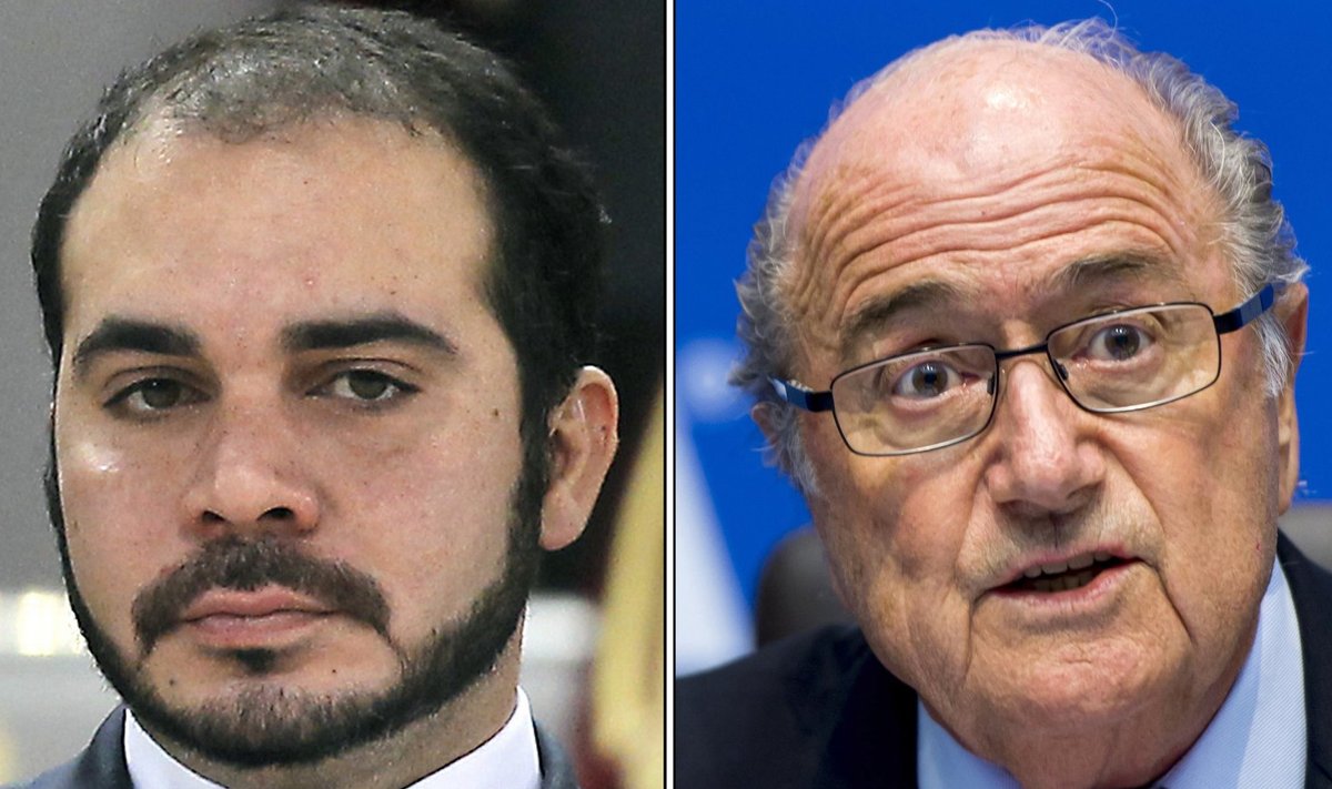 Presidendikandidaadid  Ali bin al-Hussein ja Sepp Blatter