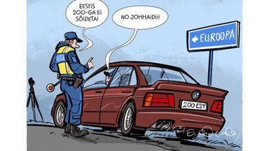 KARIKATUUR | Eestis 200ga ei sõideta
