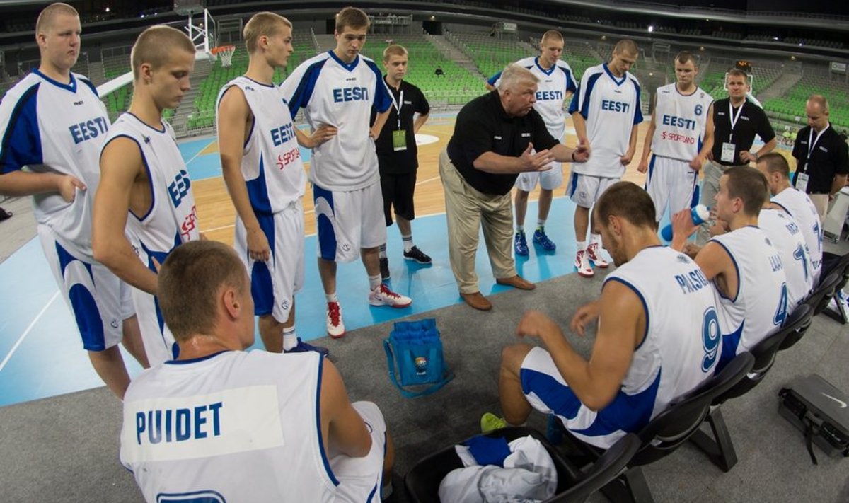Eesti U20 koondis suvisel EM-il.