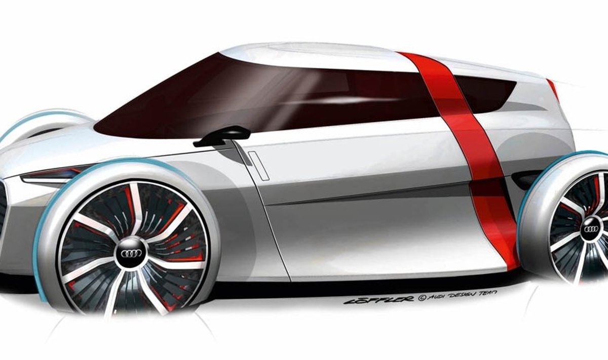 Audi Urban Concept on joonistusena päris seksikas, päriselus aga kindlasti oluliselt kipakam.