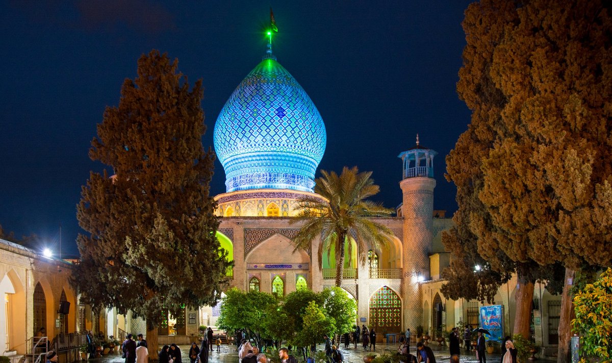 Arhitektuuri ilu keset Shirazi linna