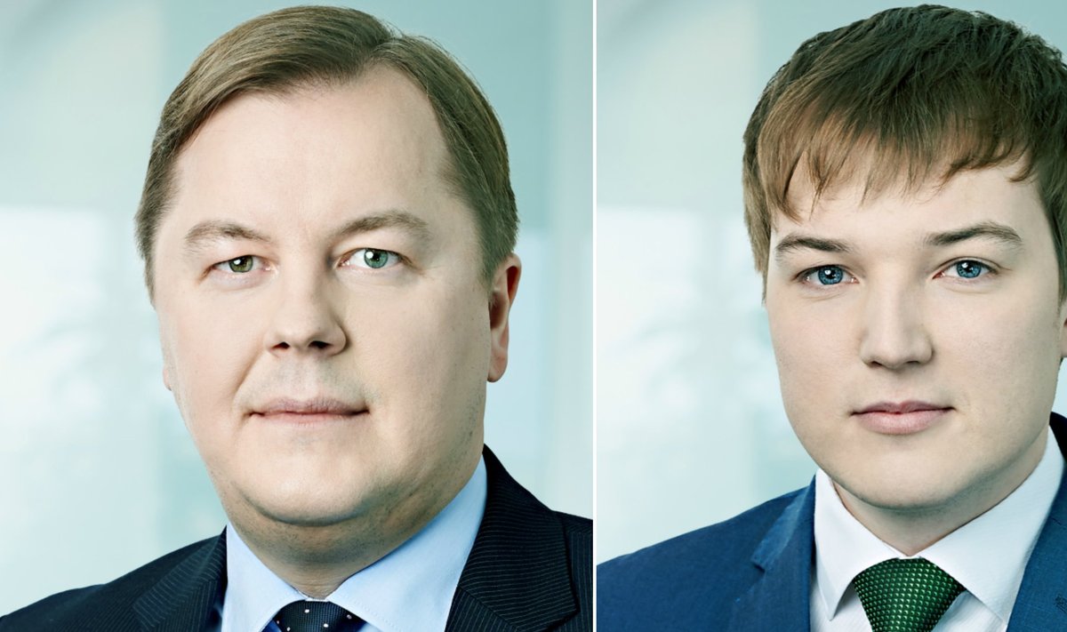 Raidla Ellex vandeadvokaat Arne Ots ja advokaat Rauno Klemm.
