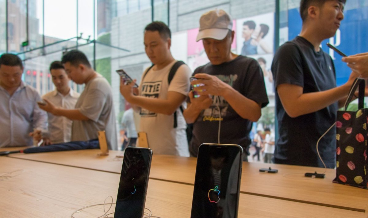 Uute iPhone'ide tutvustus Hiinas