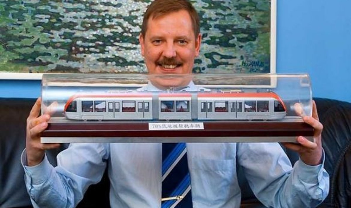 Lasnamäe trammiliini 3 miljardi kroonise projektiga on seotud OÜ Railcar, mille omanik on Rene Varek
