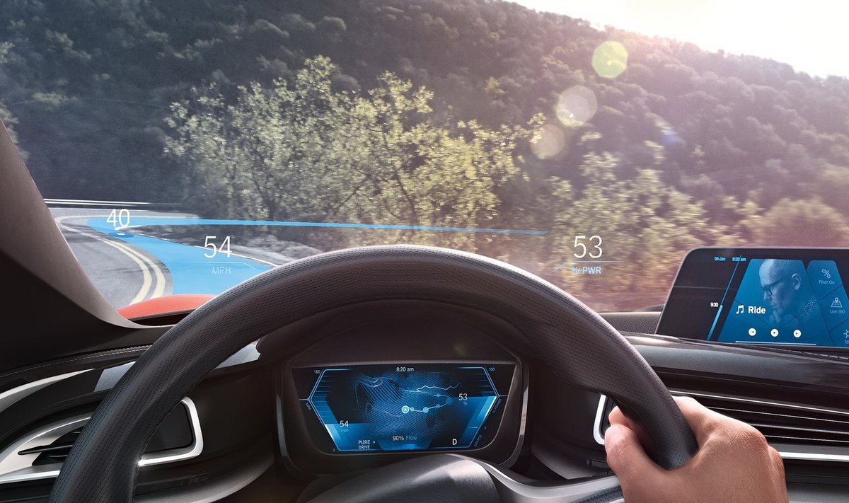 BMW ideeauto i Vision Future Interactioni roolivaade