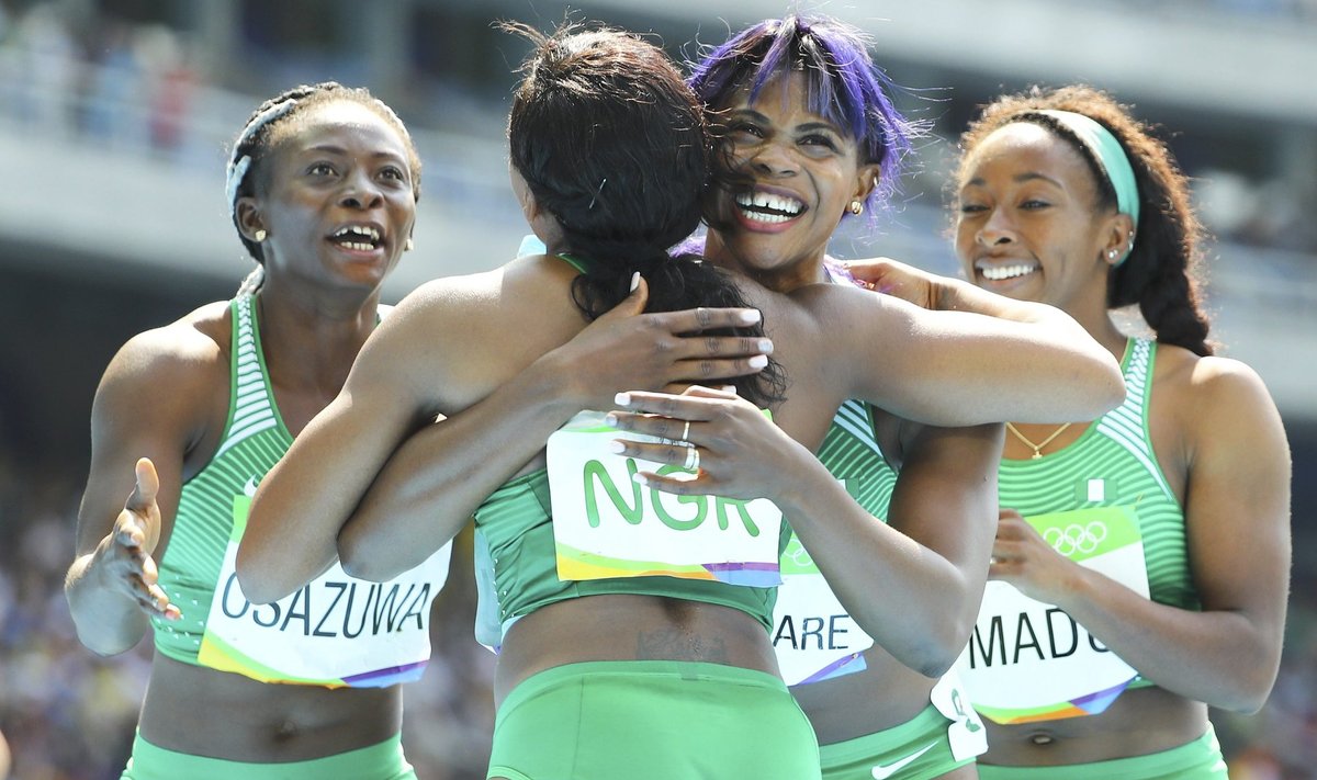 Nigeeria 4 x 100 m jooksu teatenaiskond.