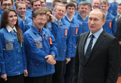 Putin 29. märtsil relvatehases