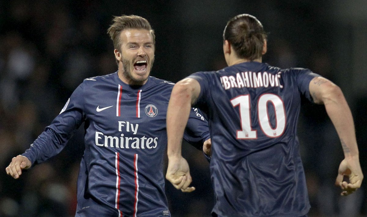 David Beckham ja Zlatan Ibrahimovic